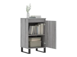 Aparador madera de ingeniería gris Sonoma 40x35x70 cm ES64210