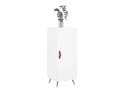 Aparador madera de ingeniería blanco 34,5x34x90 cm ES79965