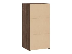 Aparador madera de ingeniería marrón roble 45x41x93 cm