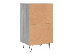 Aparador madera de ingeniería gris Sonoma 40x35x70 cm