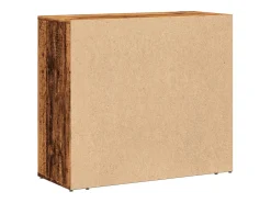 Aparador madera de ingeniería madera envejecida 80x33x70 cm