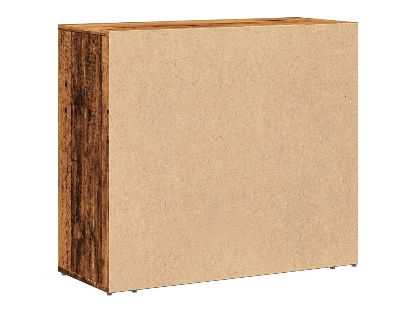 Aparador madera de ingeniería madera envejecida 80x33x70 cm