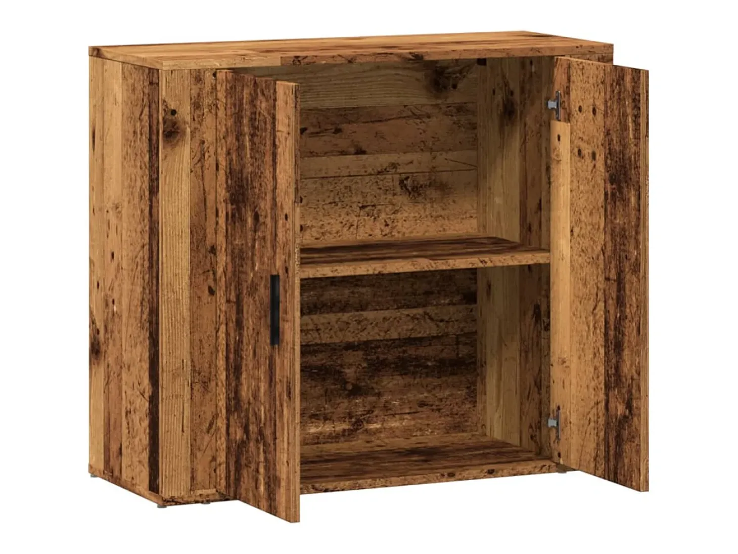 Aparador madera de ingeniería madera envejecida 80x33x70 cm