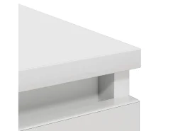 Aparador madera de ingeniería blanco 80x35x99 cm