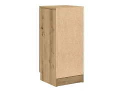 Aparador madera de ingeniería roble artisian 30x30x70 cm