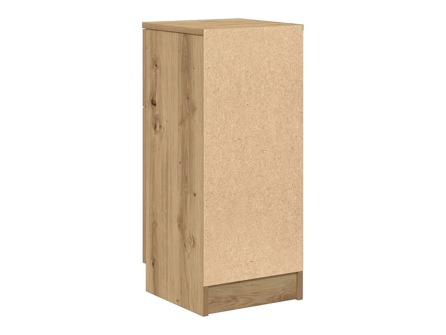Aparador madera de ingeniería roble artisian 30x30x70 cm