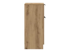 Aparador madera de ingeniería roble artisian 30x30x70 cm