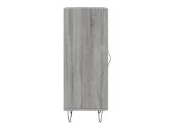 Aparador madera de ingeniería gris Sonoma 34,5x34x90 cm