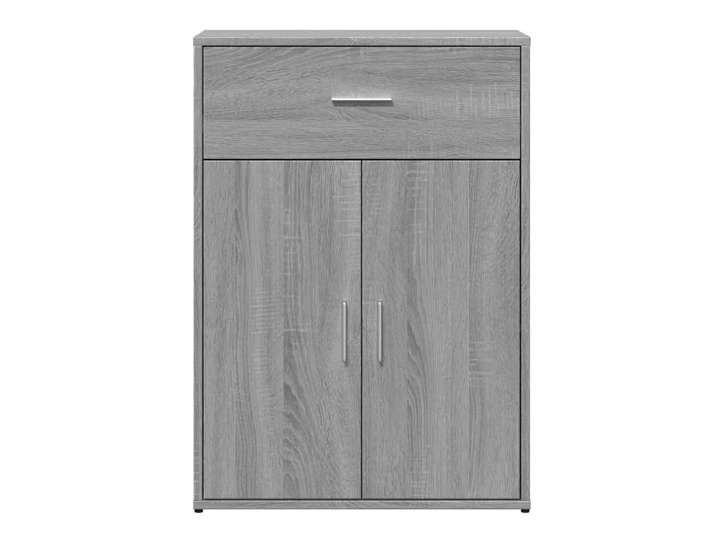 Aparador madera de ingeniería gris Sonoma 60x30x84 cm ES677710