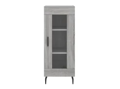 Aparador madera de ingeniería gris Sonoma 34,5x34x90 cm ES97259