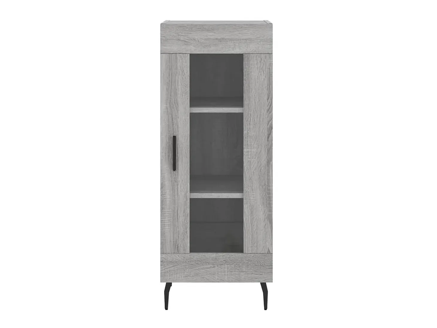 Aparador madera de ingeniería gris Sonoma 34,5x34x90 cm ES97259
