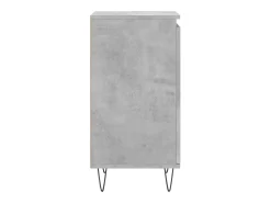 Aparador madera de ingeniería gris hormigón 40x35x70 cm