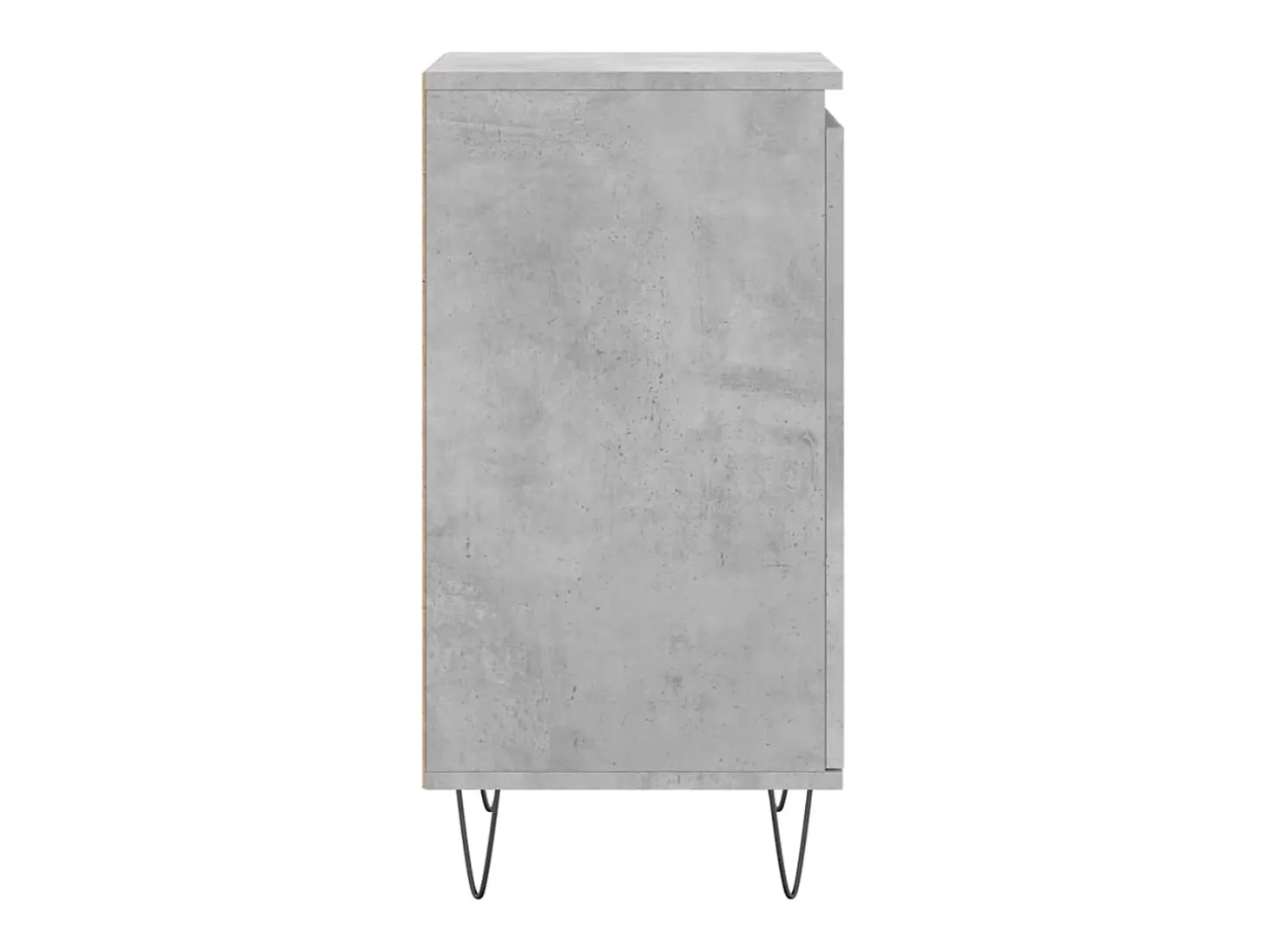 Aparador madera de ingeniería gris hormigón 40x35x70 cm