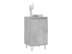 Aparador madera de ingeniería gris hormigón 40x35x70 cm