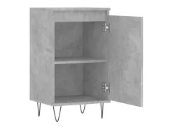 Aparador madera de ingeniería gris hormigón 40x35x70 cm