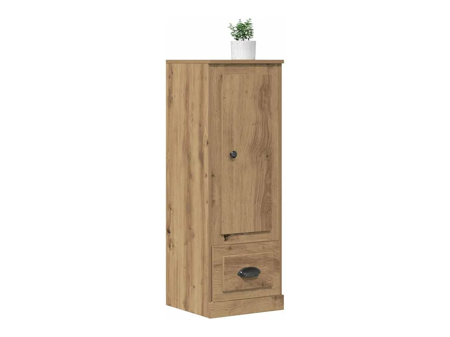 Aparador madera de ingeniería roble artisian 36x35,5x103,5 cm
