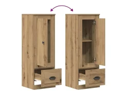Aparador madera de ingeniería roble artisian 36x35,5x103,5 cm