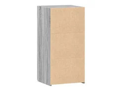Aparador madera de ingeniería gris Sonoma 45x42,5x93 cm
