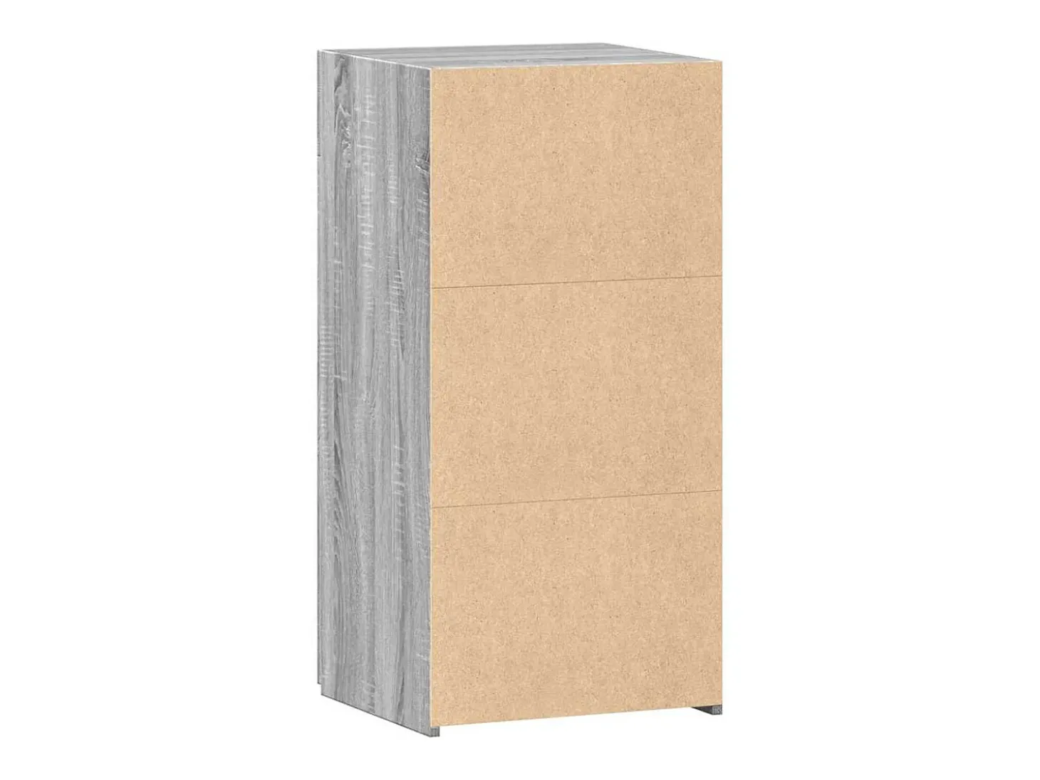 Aparador madera de ingeniería gris Sonoma 45x42,5x93 cm