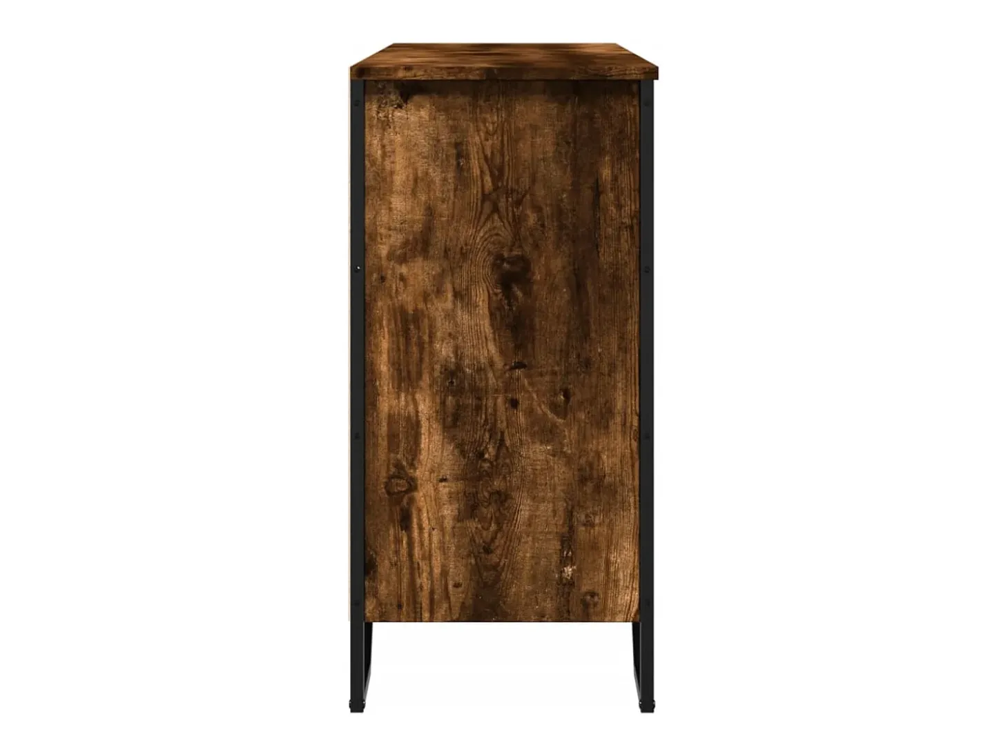 Aparador madera de ingeniería roble ahumado 101x35,5x74,5 cm