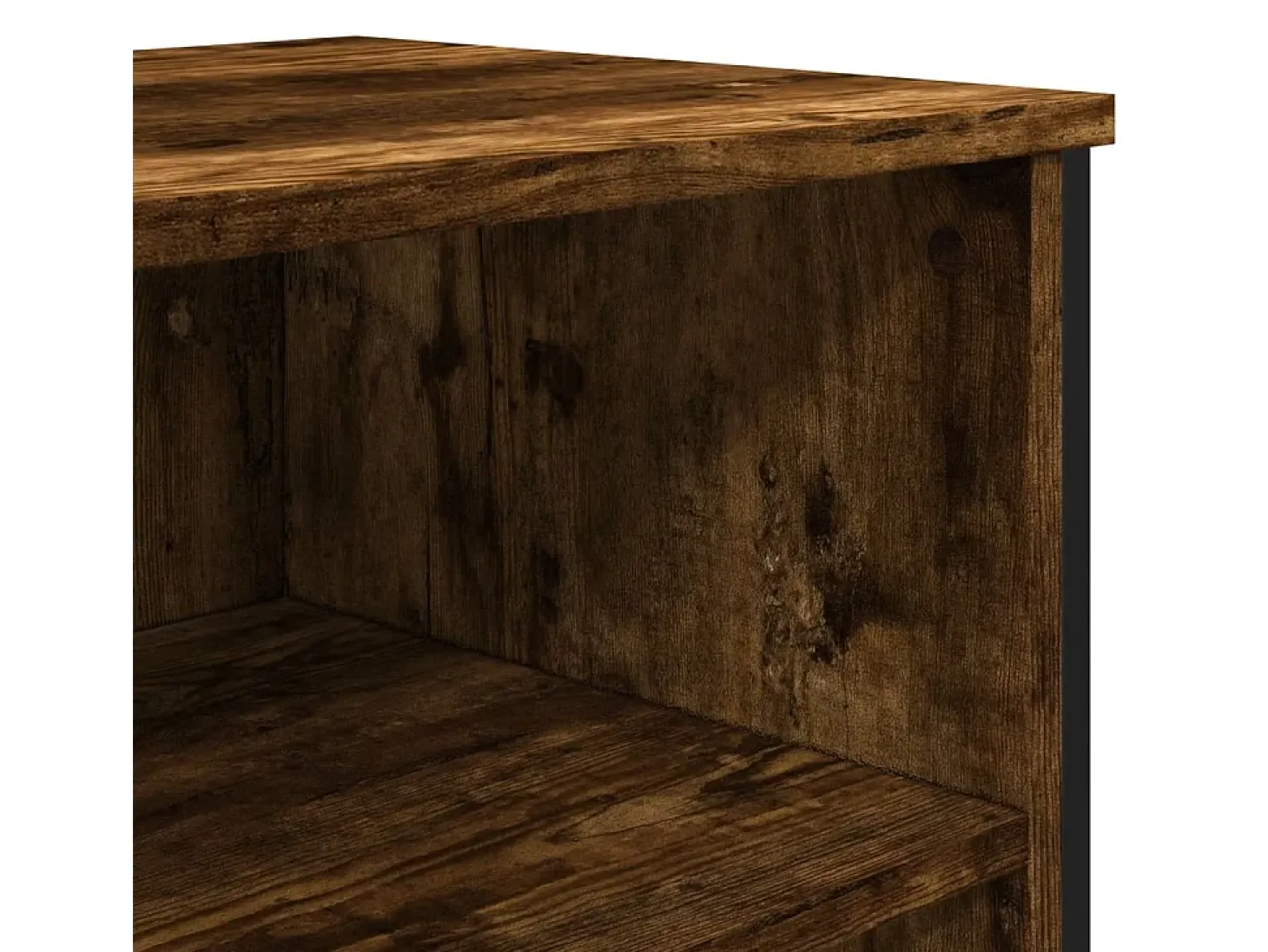 Aparador madera de ingeniería roble ahumado 101x35,5x74,5 cm