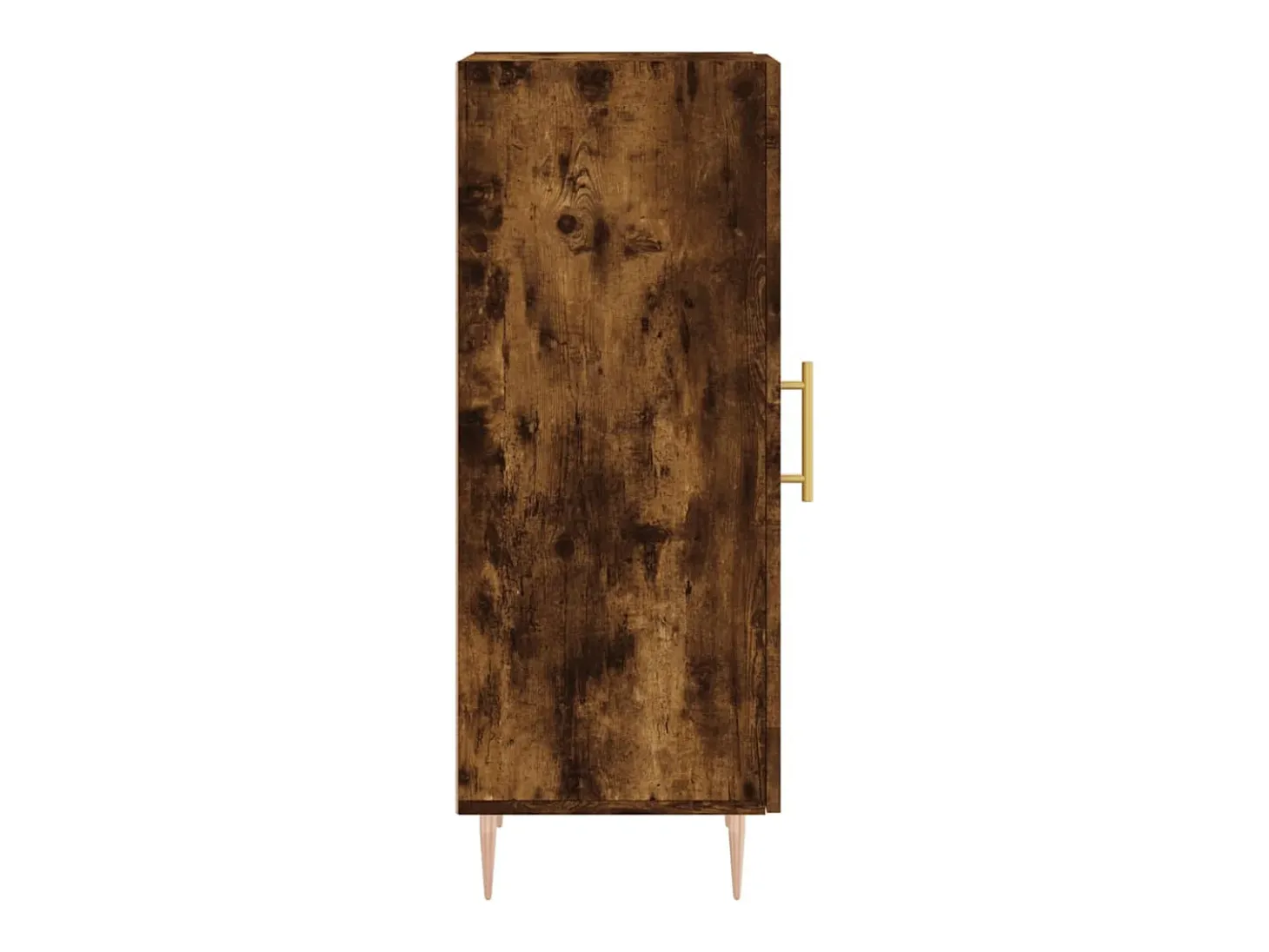 Aparador madera de ingeniería roble ahumado 34,5x34x90 cm