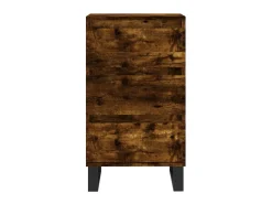 Aparador madera de ingeniería roble ahumado 40x35x70 cm ES93415