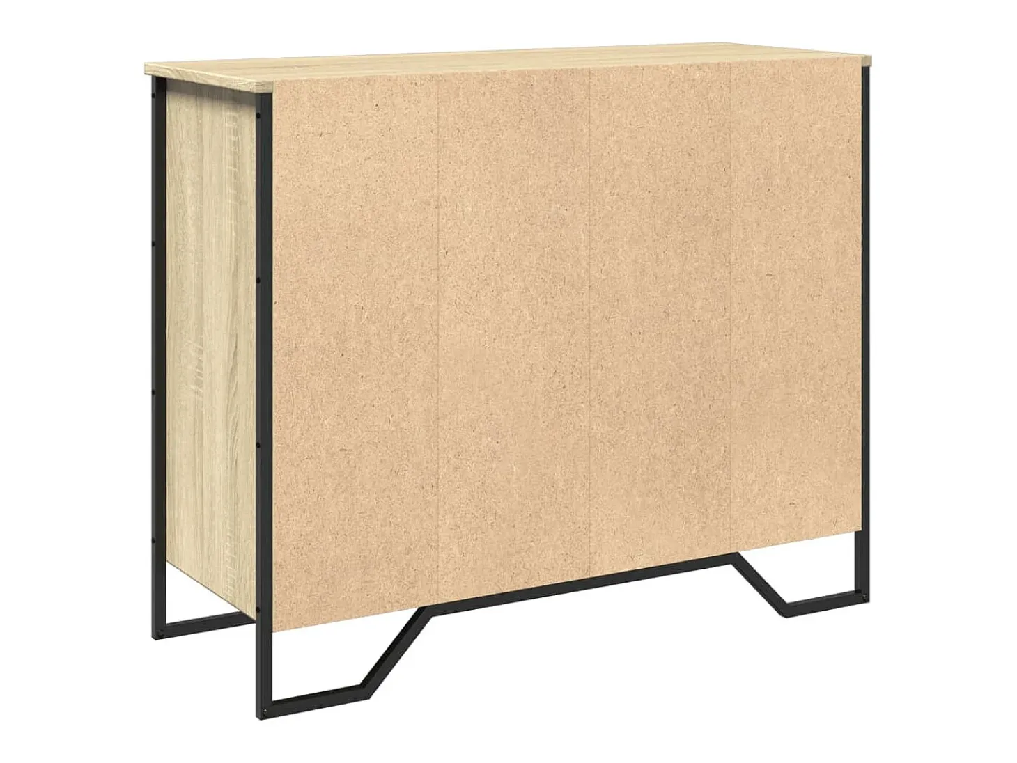 Aparador madera de ingeniería roble Sonoma 91x35,5x74,5 cm