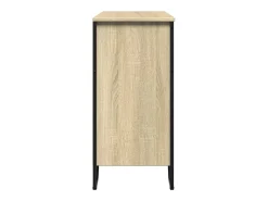 Aparador madera de ingeniería roble Sonoma 91x35,5x74,5 cm