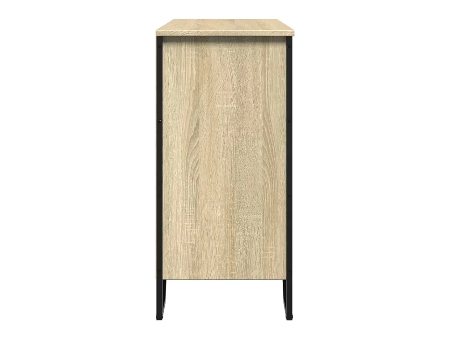 Aparador madera de ingeniería roble Sonoma 91x35,5x74,5 cm