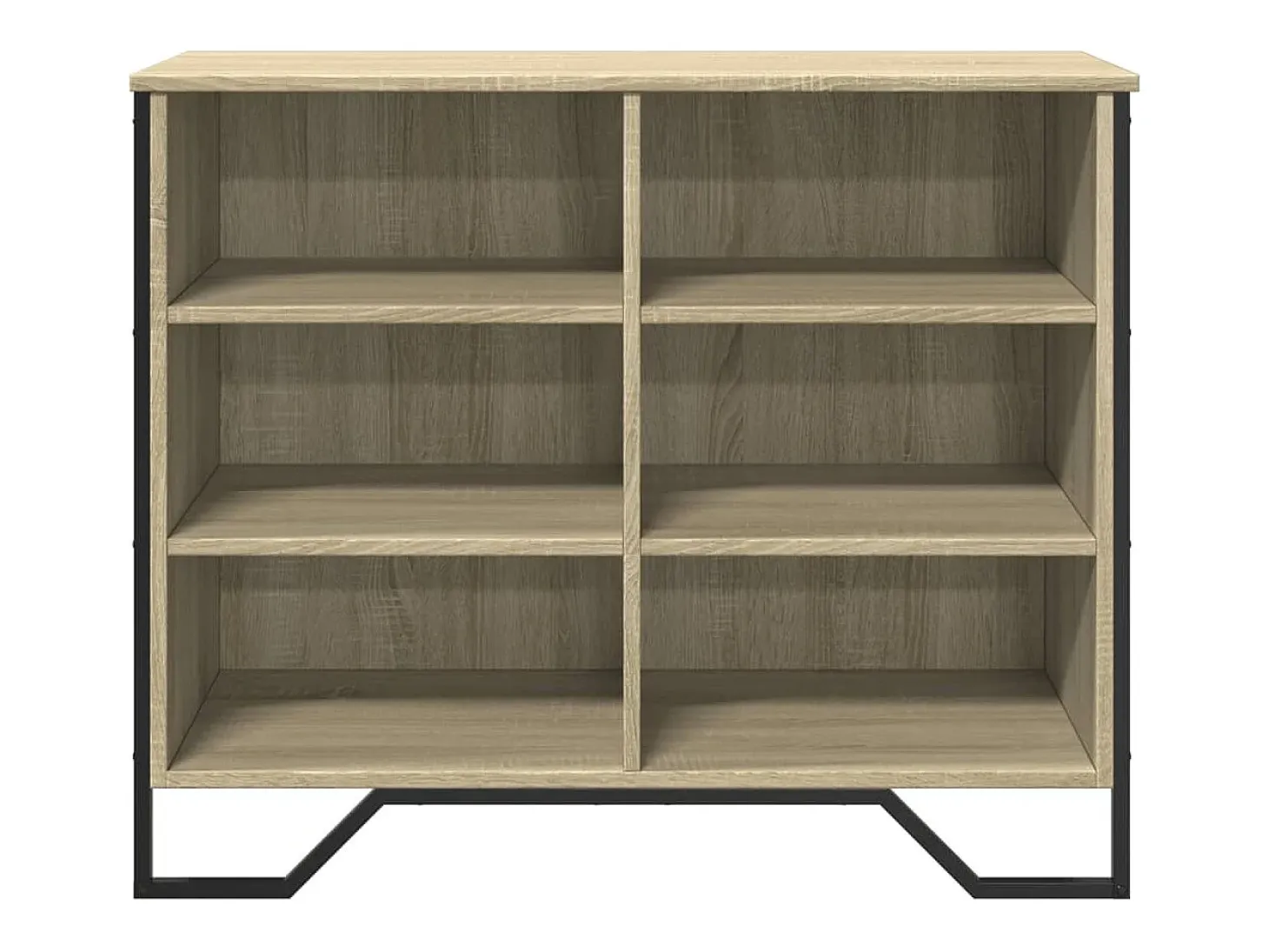 Aparador madera de ingeniería roble Sonoma 91x35,5x74,5 cm