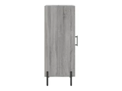 Aparador madera de ingeniería gris Sonoma 34,5x34x90 cm