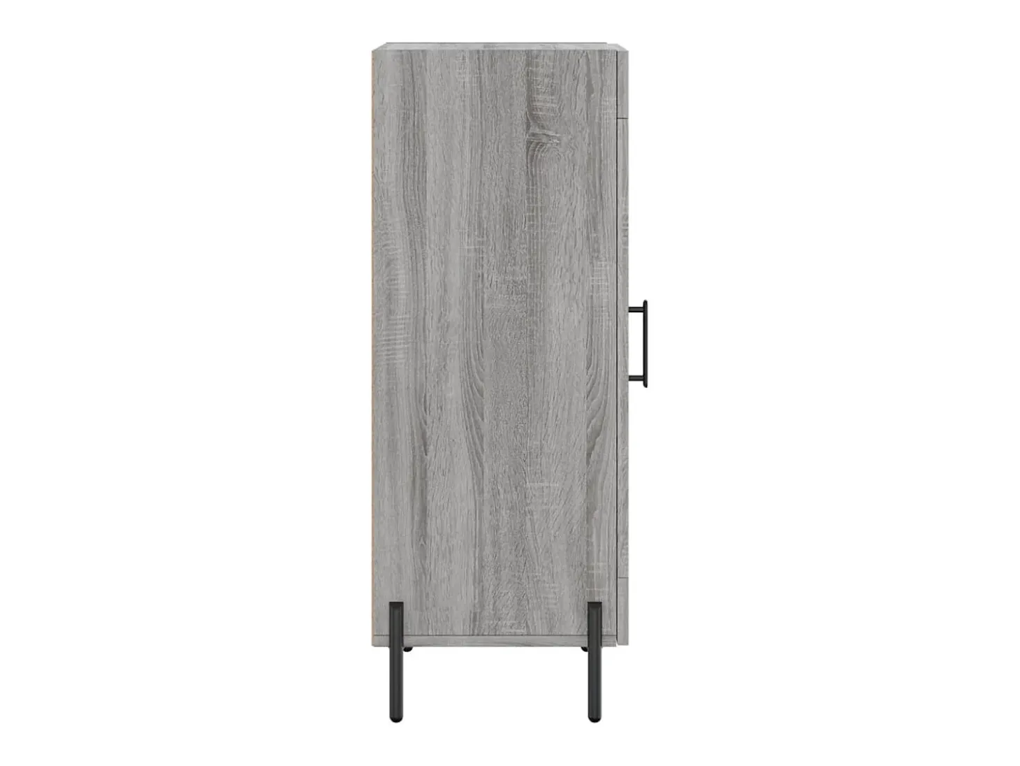 Aparador madera de ingeniería gris Sonoma 34,5x34x90 cm