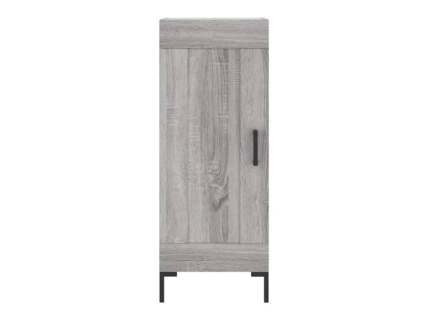 Aparador madera de ingeniería gris Sonoma 34,5x34x90 cm ES27663