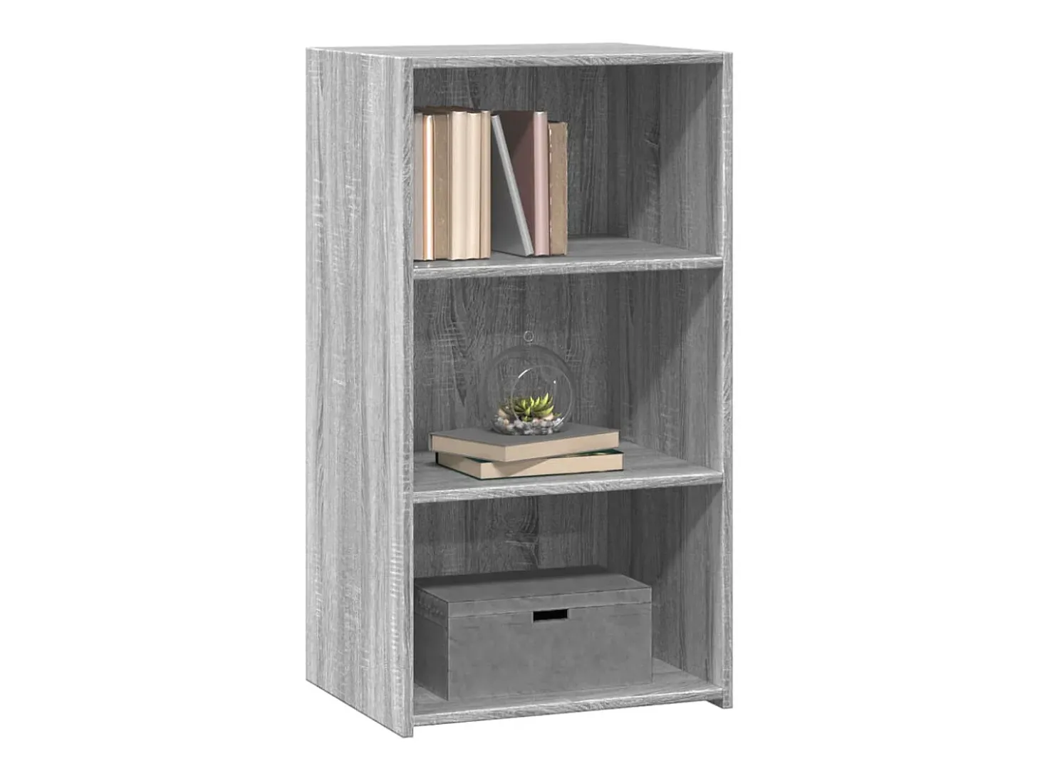 Aparador madera de ingeniería gris Sonoma 50x41x93 cm