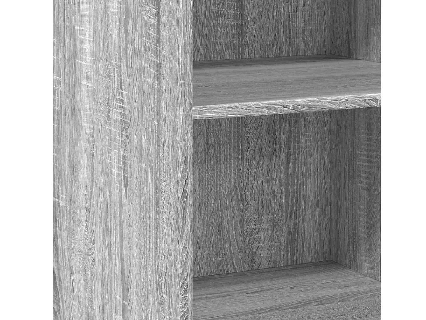 Aparador madera de ingeniería gris Sonoma 50x41x93 cm