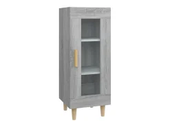 Aparador madera de ingeniería gris Sonoma 34,5x34x90 cm