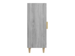 Aparador madera de ingeniería gris Sonoma 34,5x34x90 cm