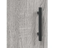 Aparador madera de ingeniería gris Sonoma 34,5x34x90 cm