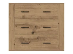 Aparador madera de ingeniería roble artisan 80x33x70 cm