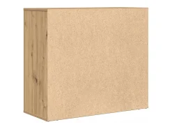 Aparador madera de ingeniería roble artisan 80x33x70 cm