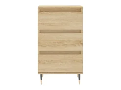 Aparador madera de ingeniería roble Sonoma 40x35x70 cm ES61283