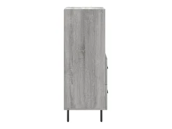 Aparador madera de ingeniería gris Sonoma 34,5x34x90 cm