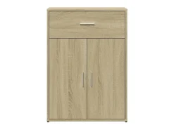 Aparador madera de ingeniería roble Sonoma 60x30x84 cm ES241162