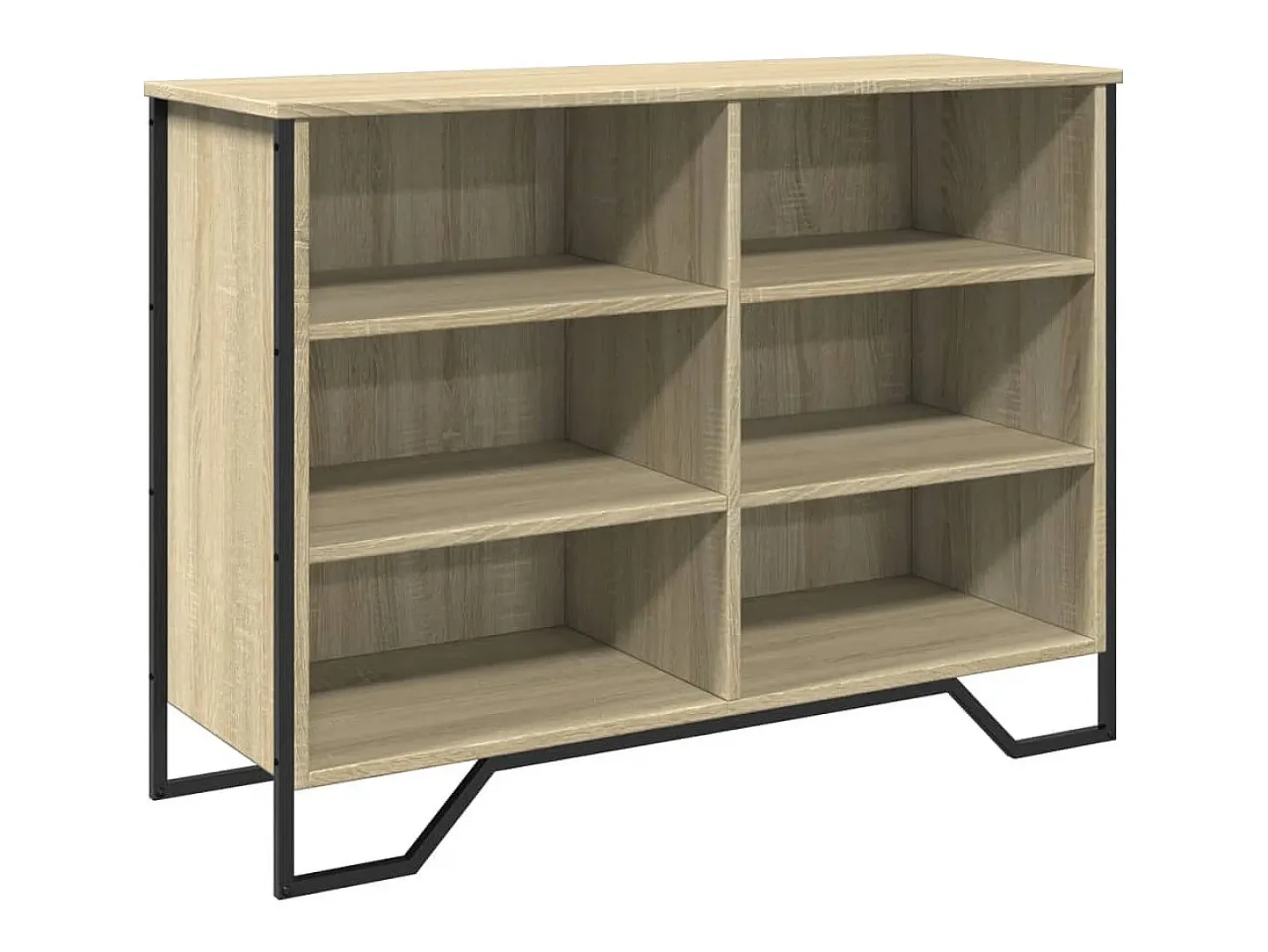 Aparador madera de ingeniería roble Sonoma 101x35,5x74,5 cm