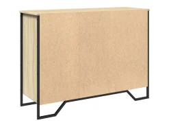 Aparador madera de ingeniería roble Sonoma 101x35,5x74,5 cm