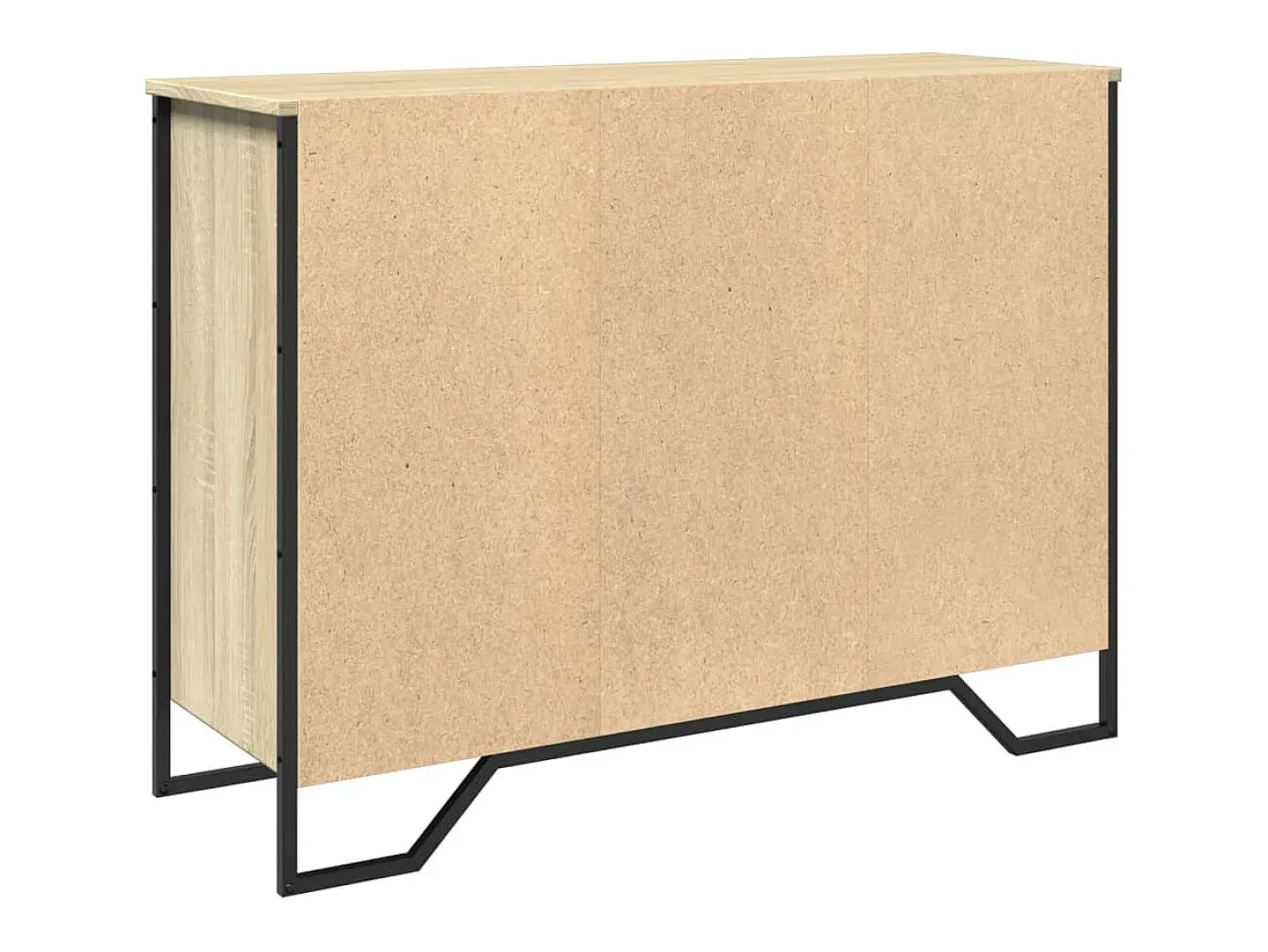 Aparador madera de ingeniería roble Sonoma 101x35,5x74,5 cm