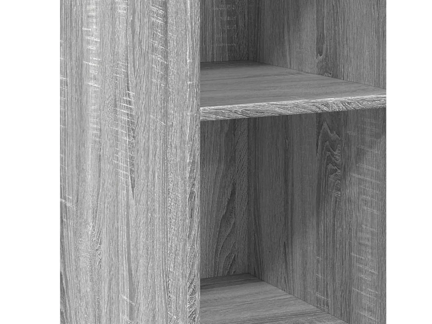 Aparador madera de ingeniería gris Sonoma 30x41x93 cm