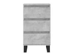 Aparador madera de ingeniería gris hormigón 40x35x70 cm ES18158