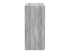 Aparador madera de ingeniería gris Sonoma 80x42,5x93 cm